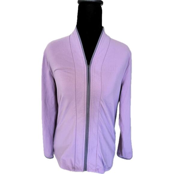 LL Bean Jackets & Blazers - Ladies LL Bean  Lavendar Purple Zip Up Nylon Lycra Jacket - XS